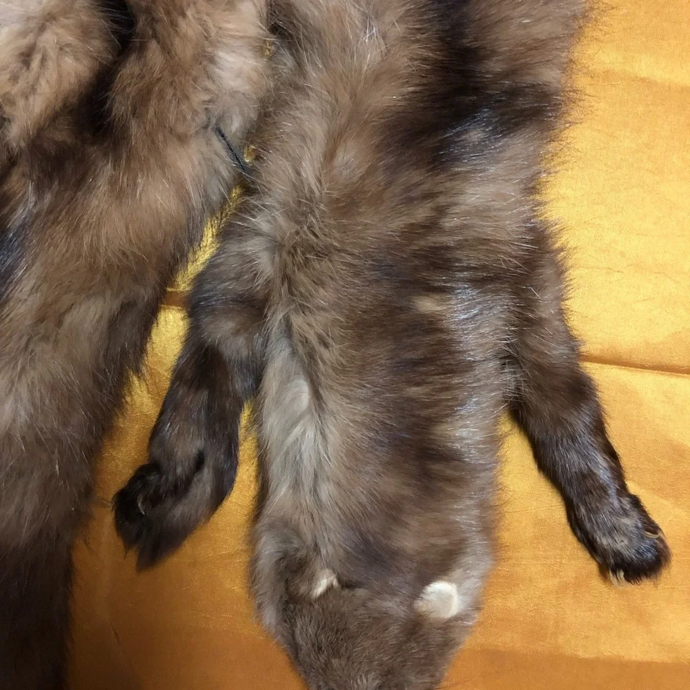 Elegant Brown Fur/Mink Collar - Picture 11 of 12